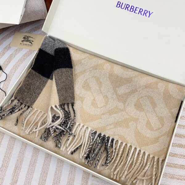 Sciarpa reversibile beige Burberry