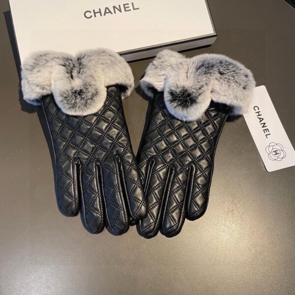 repliche,replica,perfette,siti di,affidabili,migliori siti,dove comprare,1:1,scarpe da ginnastica Chanel autunno e inverno pigro pelliccia di coniglio ricamo guanti di pelle di pecora cellulare touch screen