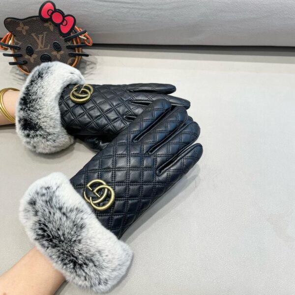 repliche,replica,perfette,siti di,affidabili,migliori siti,dove comprare,1:1,scarpe da ginnastica Guanti GUCCI autunno e inverno con tocco di pelliccia di coniglio pigro