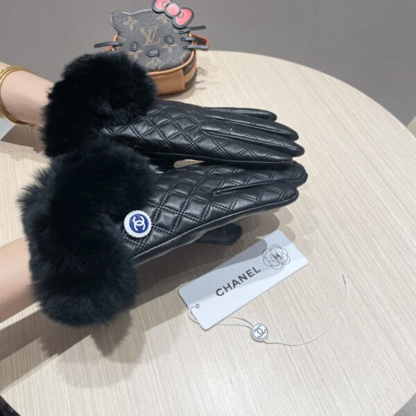 repliche,replica,perfette,siti di,affidabili,migliori siti,dove comprare,1:1,scarpe da ginnastica Chanel autunno e inverno pigro pelliccia di coniglio guanti di pelle di pecora touch screen per telefono cellulare