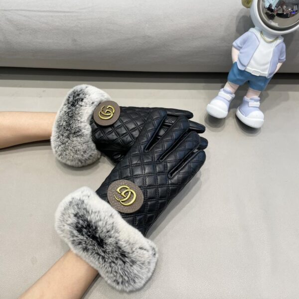 repliche,replica,perfette,siti di,affidabili,migliori siti,dove comprare,1:1,scarpe da ginnastica Guanti GUCCI autunno e inverno con tocco di pelliccia di coniglio pigro