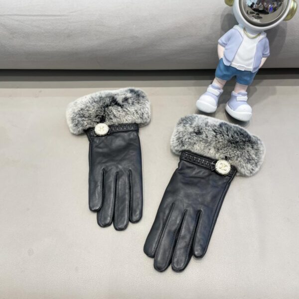 repliche,replica,perfette,siti di,affidabili,migliori siti,dove comprare,1:1,scarpe da ginnastica Guanti da donna in pelle di pecora Celine Lazy Rabbit Fur