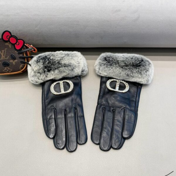 repliche,replica,perfette,siti di,affidabili,migliori siti,dove comprare,1:1,scarpe da ginnastica DIOR nuovo autunno e inverno pigro pelo di coniglio CD pelle di pecora ricamata guanti da donna touch screen per telefono cellulare