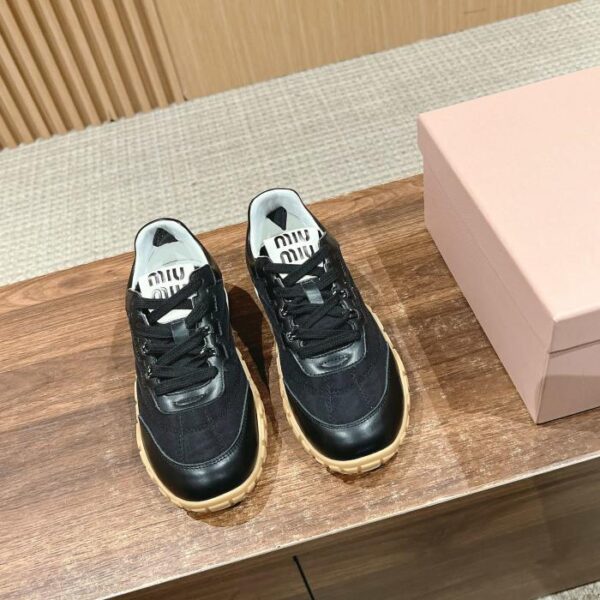 [Versione Top] Miu Miu Primavera ed Estate Nuove Scarpe Biscotto Scarpe Forrest Gump Scarpe Sportive Casual (EEEB)