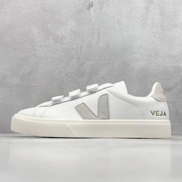 repliche,replica,perfette,siti di,affidabili,migliori siti,dove comprare,1:1,scarpe da ginnastica Veja sneakers extra in pelle sneakers classiche piccole bianche con velcro (66AC)