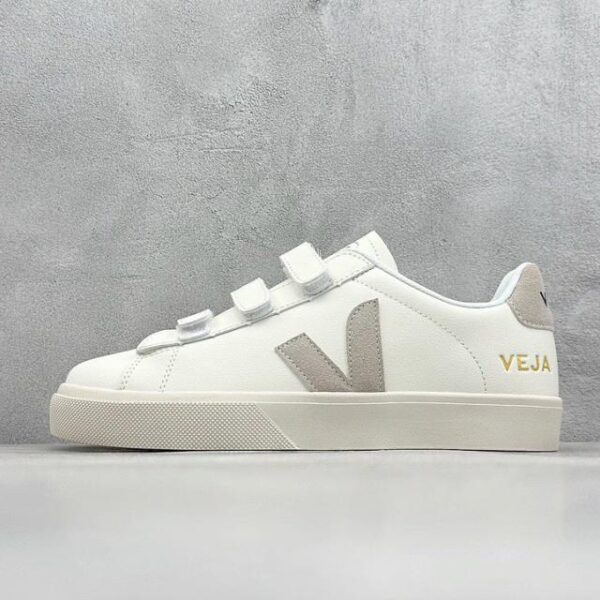 repliche,replica,perfette,siti di,affidabili,migliori siti,dove comprare,1:1,scarpe da ginnastica Veja sneakers extra in pelle classiche sneakers bianche con velcro