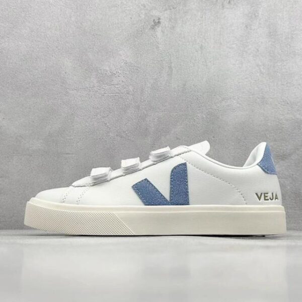 repliche,replica,perfette,siti di,affidabili,migliori siti,dove comprare,1:1,scarpe da ginnastica Veja sneakers extra in pelle sneakers classiche bianche con velcro piccole (A473)