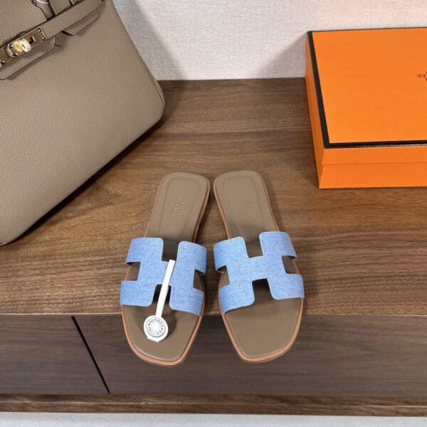 repliche,replica,perfette,siti di,affidabili,migliori siti,dove comprare,1:1,scarpe da ginnastica Serie di sandali in denim Hermes Oran Hermes H