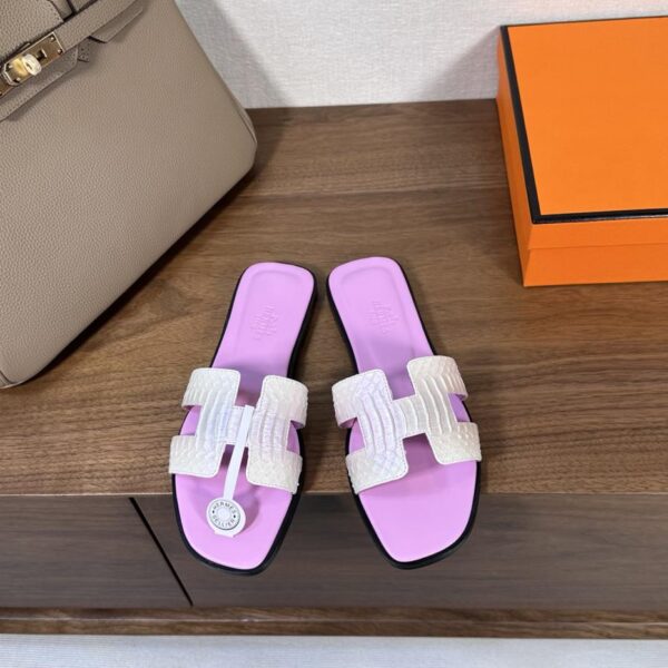 Hermes Oran Hermes H Sandali Serie Pelle di serpente (26A2)