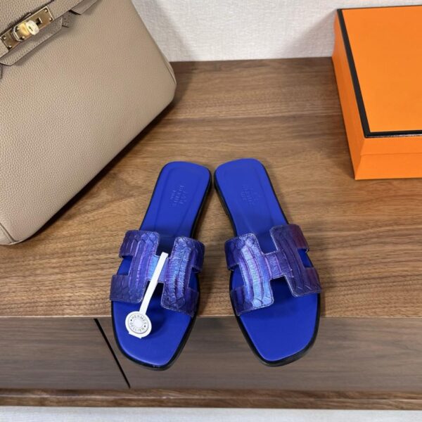 Hermes Oran Hermes H Sandali Serie Pelle di serpente (D624)