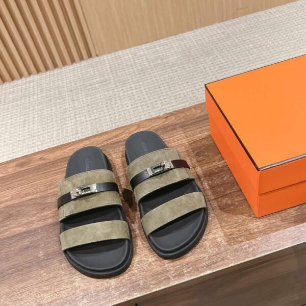 [Versione top] Pantofole nuova coppia Hermes Oran (8AEF)