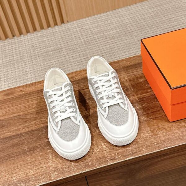 repliche,replica,perfette,siti di,affidabili,migliori siti,dove comprare,1:1,scarpe da ginnastica [Versione top] Scarpe da skate casual bianche da coppia Hermes Deep (49E8)