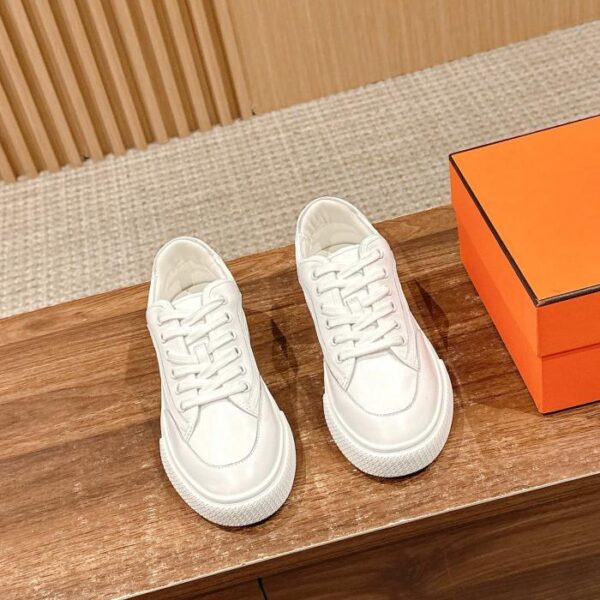[Versione Top] Scarpe da skateboard casual Hermes Deep Couple bianche
