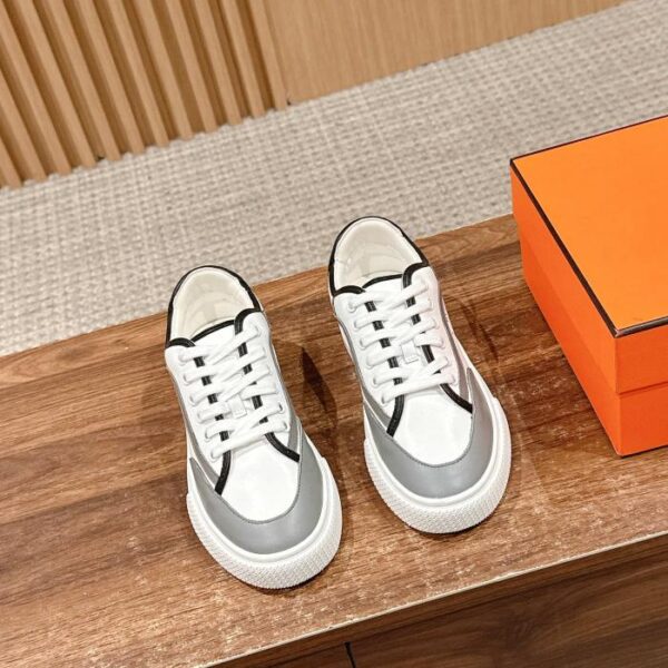 repliche,replica,perfette,siti di,affidabili,migliori siti,dove comprare,1:1,scarpe da ginnastica [Versione top] Scarpe da skate casual bianche da coppia Hermes Deep (D95A)