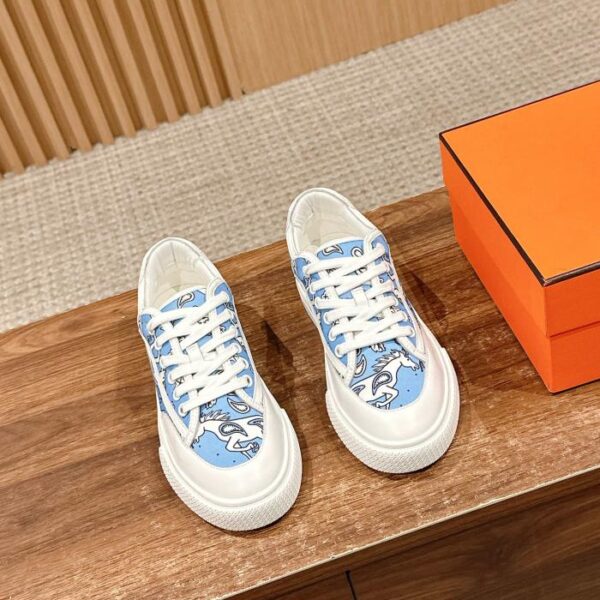 [Versione top] Scarpe da skate casual bianche della coppia Hermes Deep (3D58)