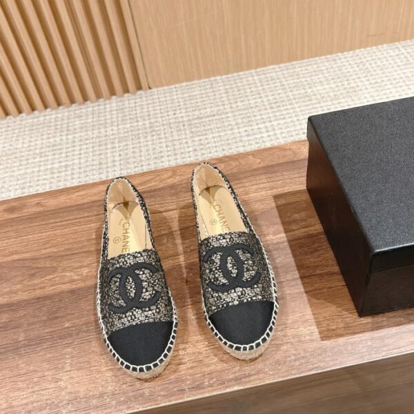 Scarpe da pescatore classiche Chanel primo strato di pelle di pecora