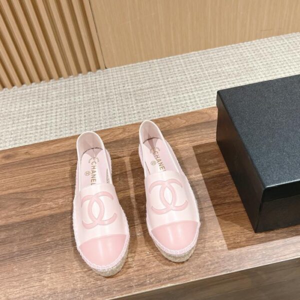 Scarpe da pescatore classiche Chanel primo strato di pelle di pecora