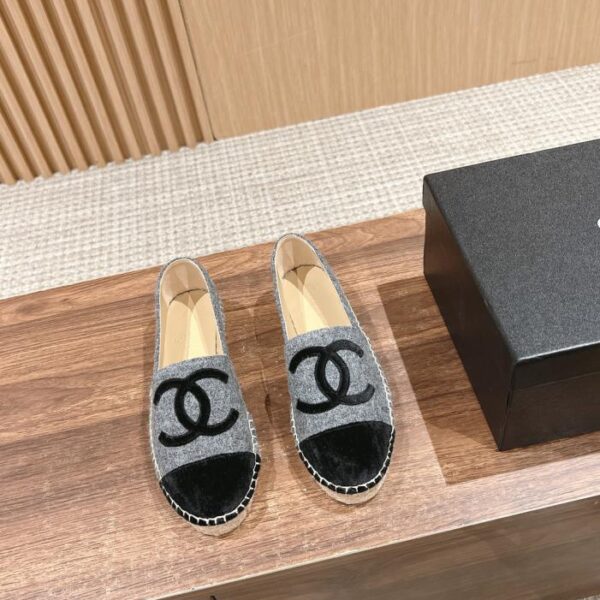 Scarpe da pescatore classiche Chanel primo strato di pelle di pecora