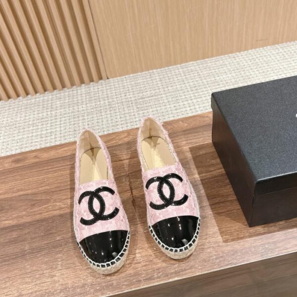 Scarpe da pescatore classiche Chanel primo strato di pelle di pecora