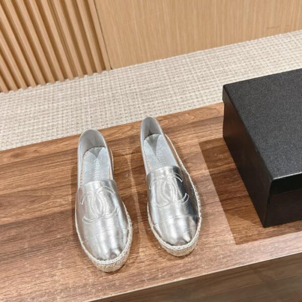 Scarpe da pescatore classiche Chanel primo strato di pelle di pecora