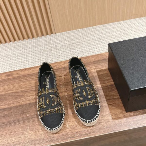Scarpe da pescatore classiche Chanel primo strato di pelle di pecora