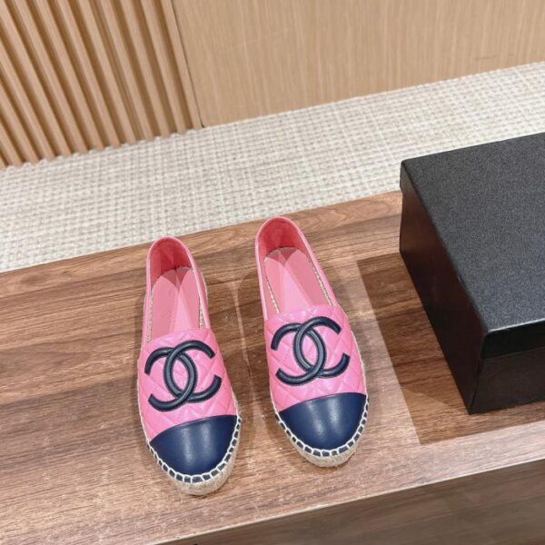 Scarpe da pescatore classiche Chanel primo strato di pelle di pecora