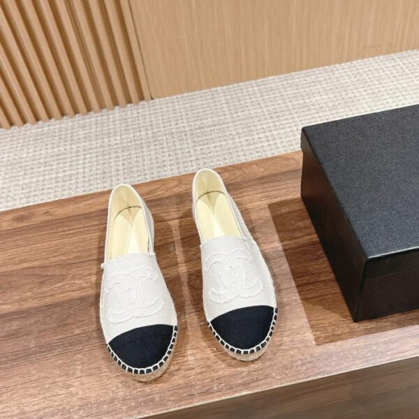 Scarpe da pescatore classiche Chanel primo strato di pelle di pecora