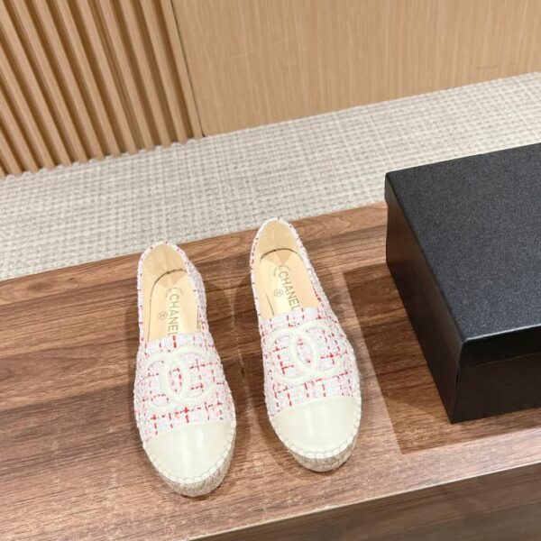 Scarpe da pescatore classiche Chanel primo strato di pelle di pecora