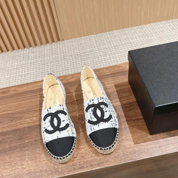 Scarpe da pescatore classiche Chanel primo strato di pelle di pecora