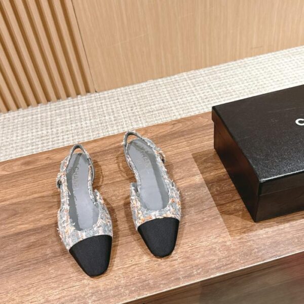 repliche,replica,perfette,siti di,affidabili,migliori siti,dove comprare,1:1,scarpe da ginnastica Chanel Slingback con tacco piatto