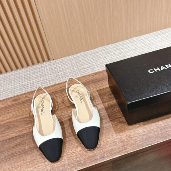 repliche,replica,perfette,siti di,affidabili,migliori siti,dove comprare,1:1,scarpe da ginnastica Chanel Slingback con tacco piatto
