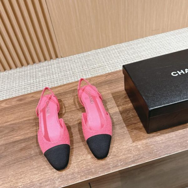 repliche,replica,perfette,siti di,affidabili,migliori siti,dove comprare,1:1,scarpe da ginnastica Chanel Slingback con tacco piatto