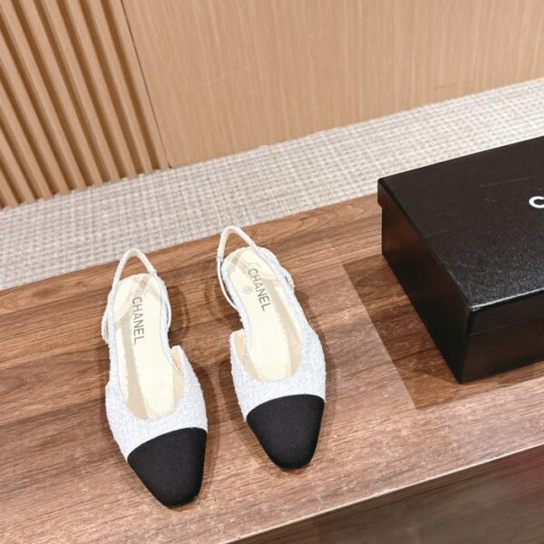 repliche,replica,perfette,siti di,affidabili,migliori siti,dove comprare,1:1,scarpe da ginnastica Chanel Slingback con tacco piatto
