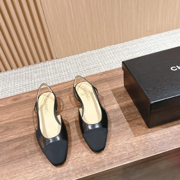 repliche,replica,perfette,siti di,affidabili,migliori siti,dove comprare,1:1,scarpe da ginnastica Chanel Slingback con tacco piatto