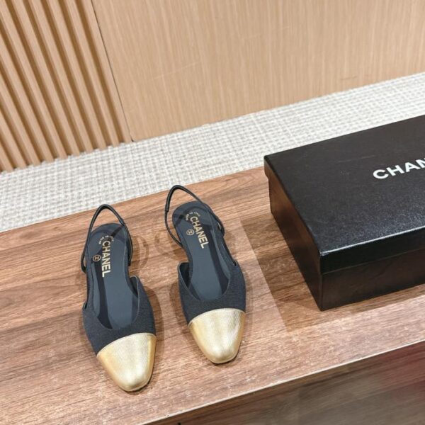 repliche,replica,perfette,siti di,affidabili,migliori siti,dove comprare,1:1,scarpe da ginnastica Chanel Slingback con tacco piatto