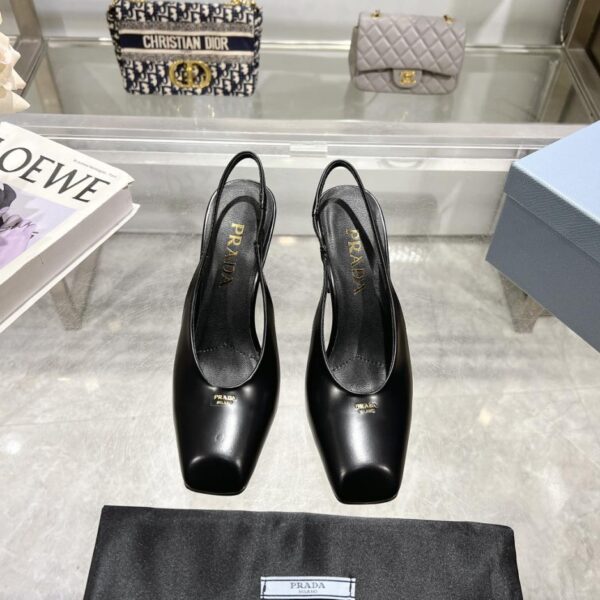 repliche,replica,perfette,siti di,affidabili,migliori siti,dove comprare,1:1,scarpe da ginnastica PRADA punta quadrata tacco alto tacco quadrato sandali con tacco spesso scarpe vuote