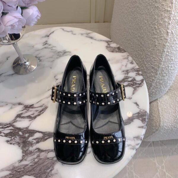 Prad nuove scarpe Mary Jane con tacco largo