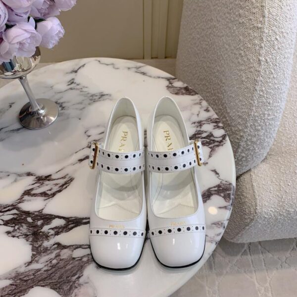 Prad nuove scarpe Mary Jane con tacco largo