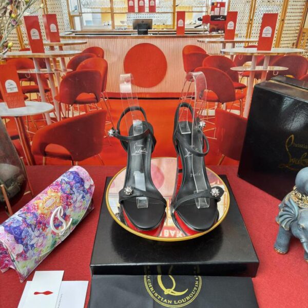 repliche,replica,perfette,siti di,affidabili,migliori siti,dove comprare,1:1,scarpe da ginnastica Sandali con tacco largo di Christian Loubottin