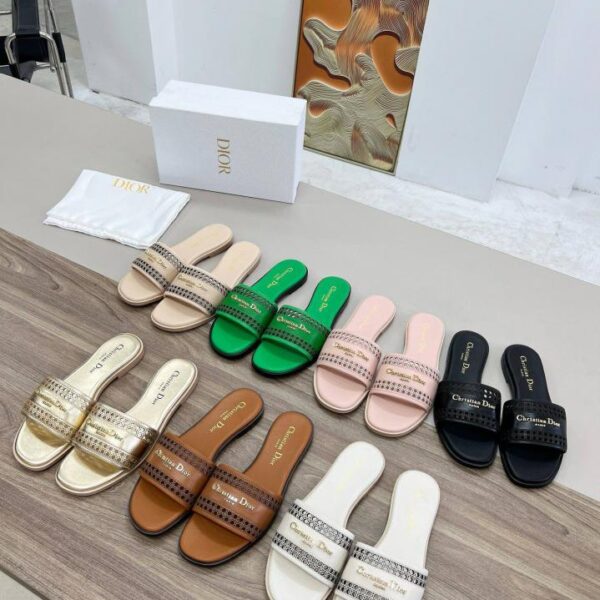 Dior 2025 inizio primavera nuove pantofole cave