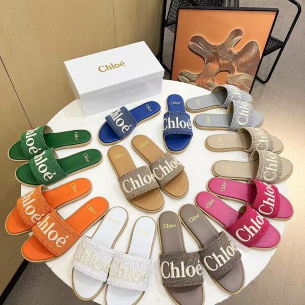 L'ultima tomaia estiva di Chloe è tessuta a mano con ricami elettrici 3D
