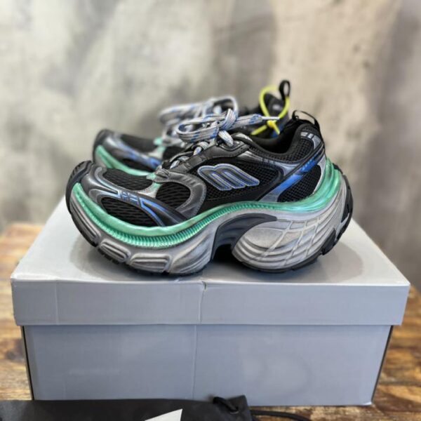 Balenciaga Sneaker stringate Balenciaga 10XL in mesh con punta tonda