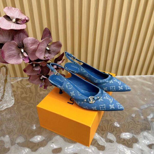 repliche,replica,perfette,siti di,affidabili,migliori siti,dove comprare,1:1,scarpe da ginnastica Il nuovo SHAKE di inizio primavera di Louis Vuitton, sandali Mary Jane con tacco a punta e tacco a forma di gattino