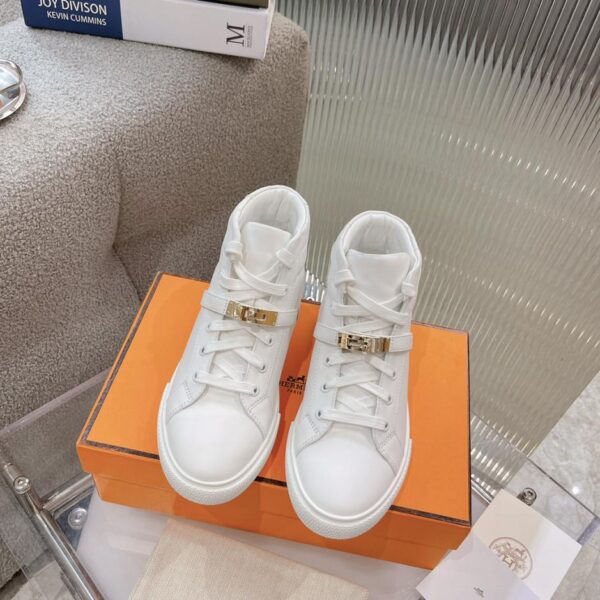Hermes ultime scarpe Kelly con fibbia scarpe casual alte