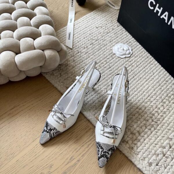 repliche,replica,perfette,siti di,affidabili,migliori siti,dove comprare,1:1,scarpe da ginnastica Chanel inizio primavera nuovi tacchi alti con fiocco con altezza tacco 6,5 cm