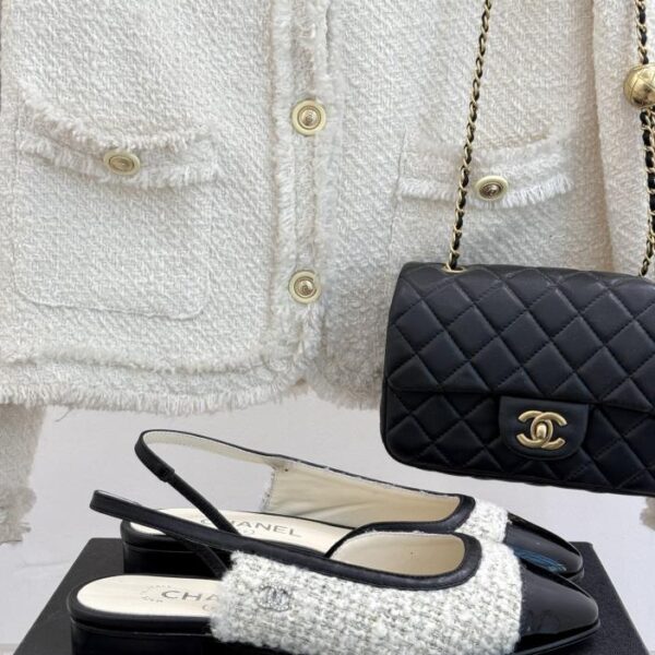repliche,replica,perfette,siti di,affidabili,migliori siti,dove comprare,1:1,scarpe da ginnastica Sandali cavi classici color block di CHANEL con retro