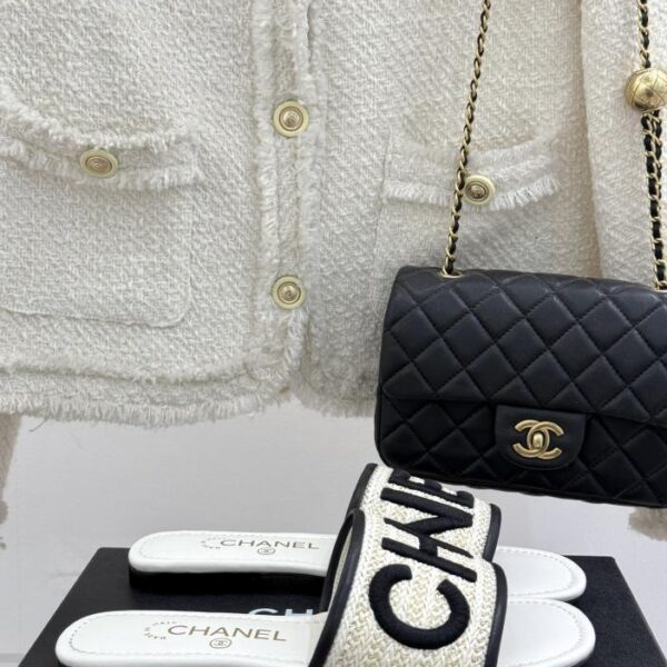 repliche,replica,perfette,siti di,affidabili,migliori siti,dove comprare,1:1,scarpe da ginnastica CHANEL Pantofole con cinturino con lettera per la primavera e l’estate