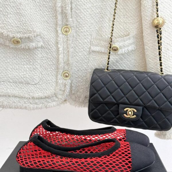repliche,replica,perfette,siti di,affidabili,migliori siti,dove comprare,1:1,scarpe da ginnastica CHANEL classiche ballerine piatte con doppia C in pizzo primaverile ed estivo