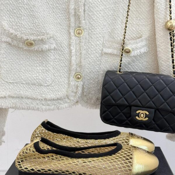 repliche,replica,perfette,siti di,affidabili,migliori siti,dove comprare,1:1,scarpe da ginnastica CHANEL classiche ballerine piatte con doppia C in pizzo primaverile ed estivo