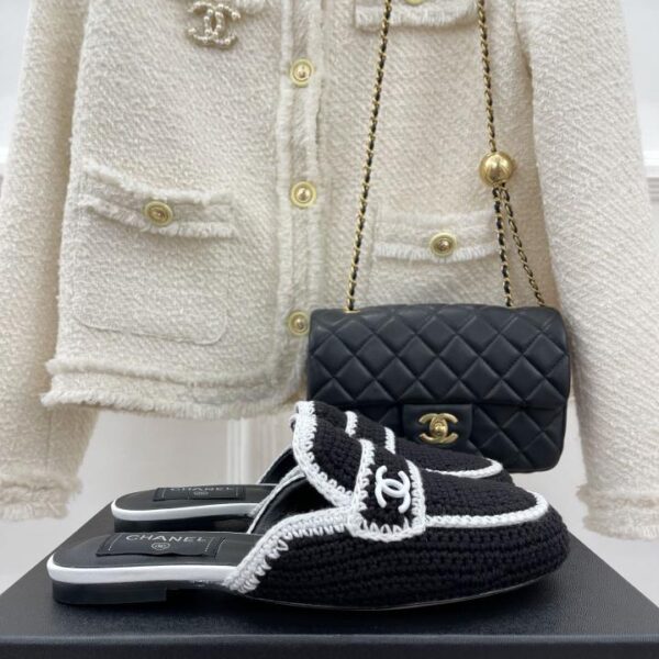 repliche,replica,perfette,siti di,affidabili,migliori siti,dove comprare,1:1,scarpe da ginnastica CHANEL nuove mezze pantofole intrecciate